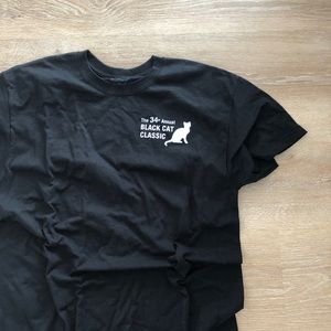 Golf Black cat tee
